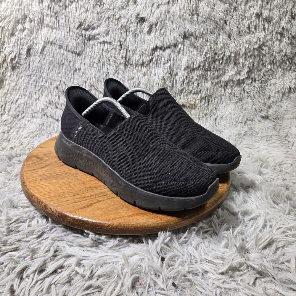 Skechers Go Walk Slip On Memory Foam Comfort Black Sneaker Lightweight Size 10.5